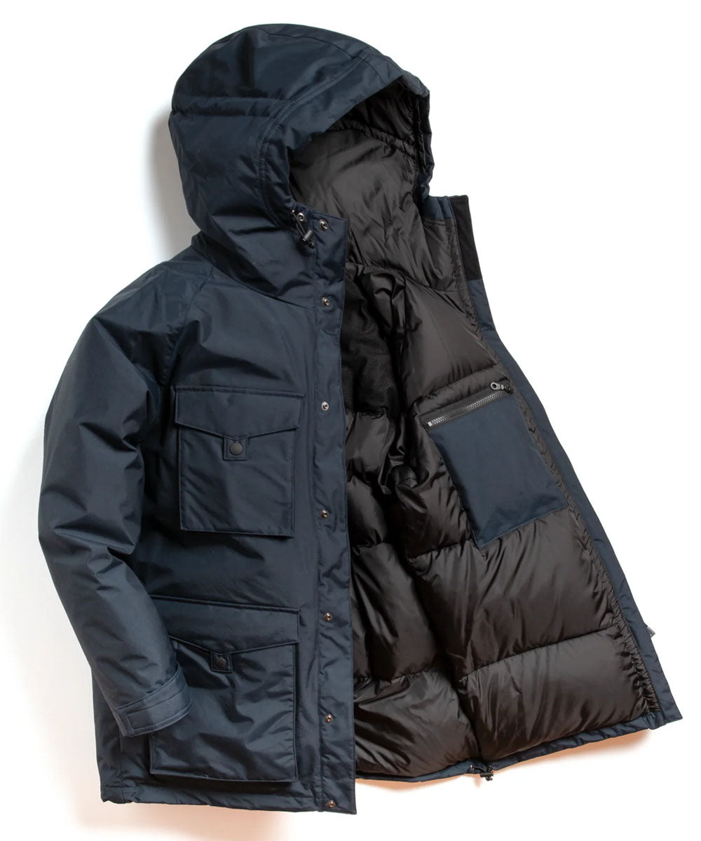 A down jacket rated for temperatures as low as -60°C. Zanter 