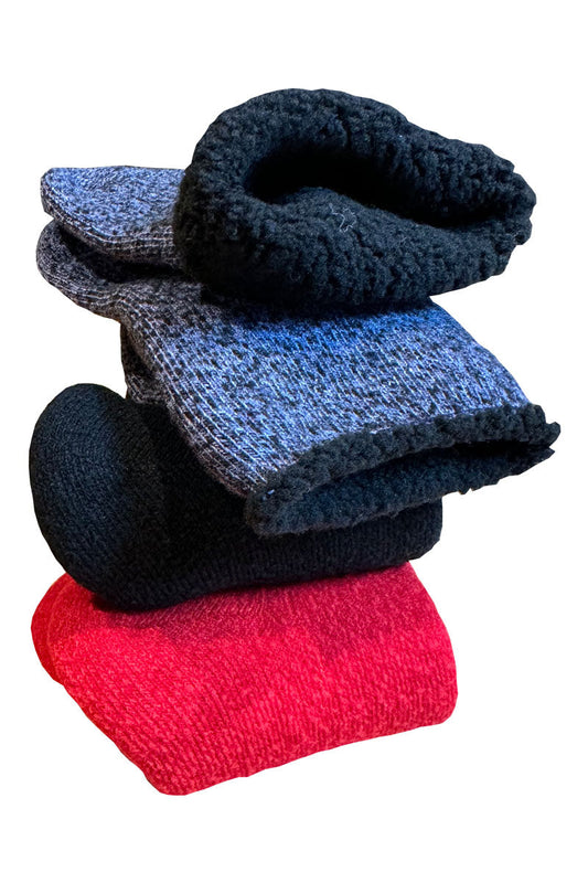 "Socks made with a hand-cranked knitting machine." 裏ボワ靴下 Women's WO001