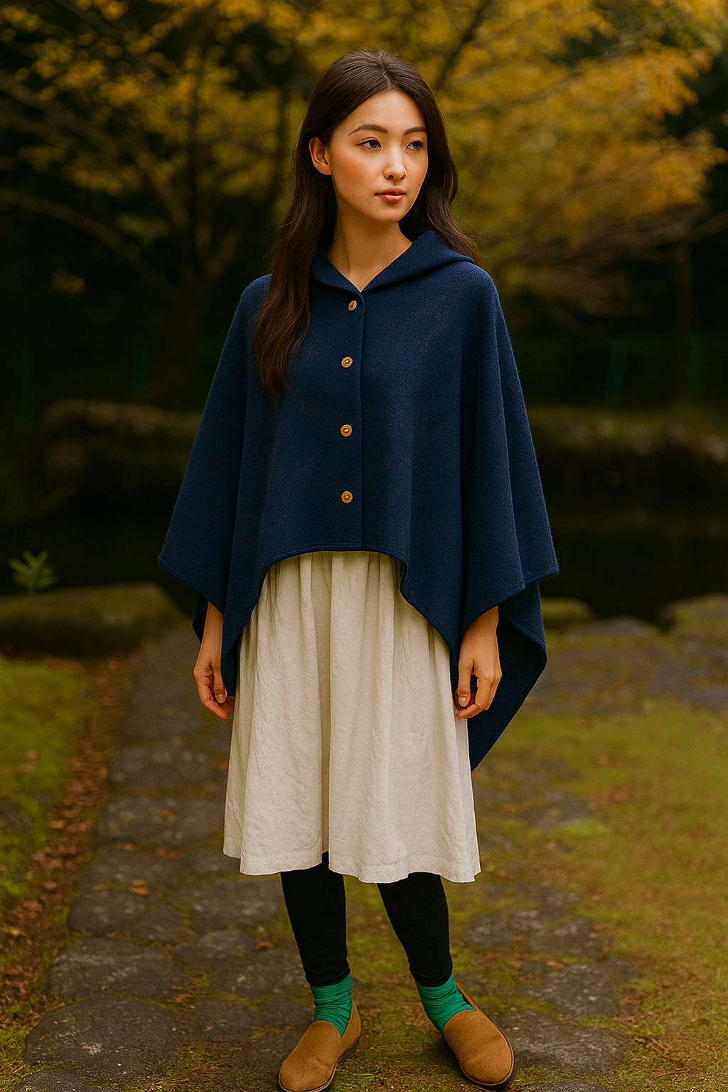 MOTHER CLOTHING. 3WAY PONCHO “RAGS”