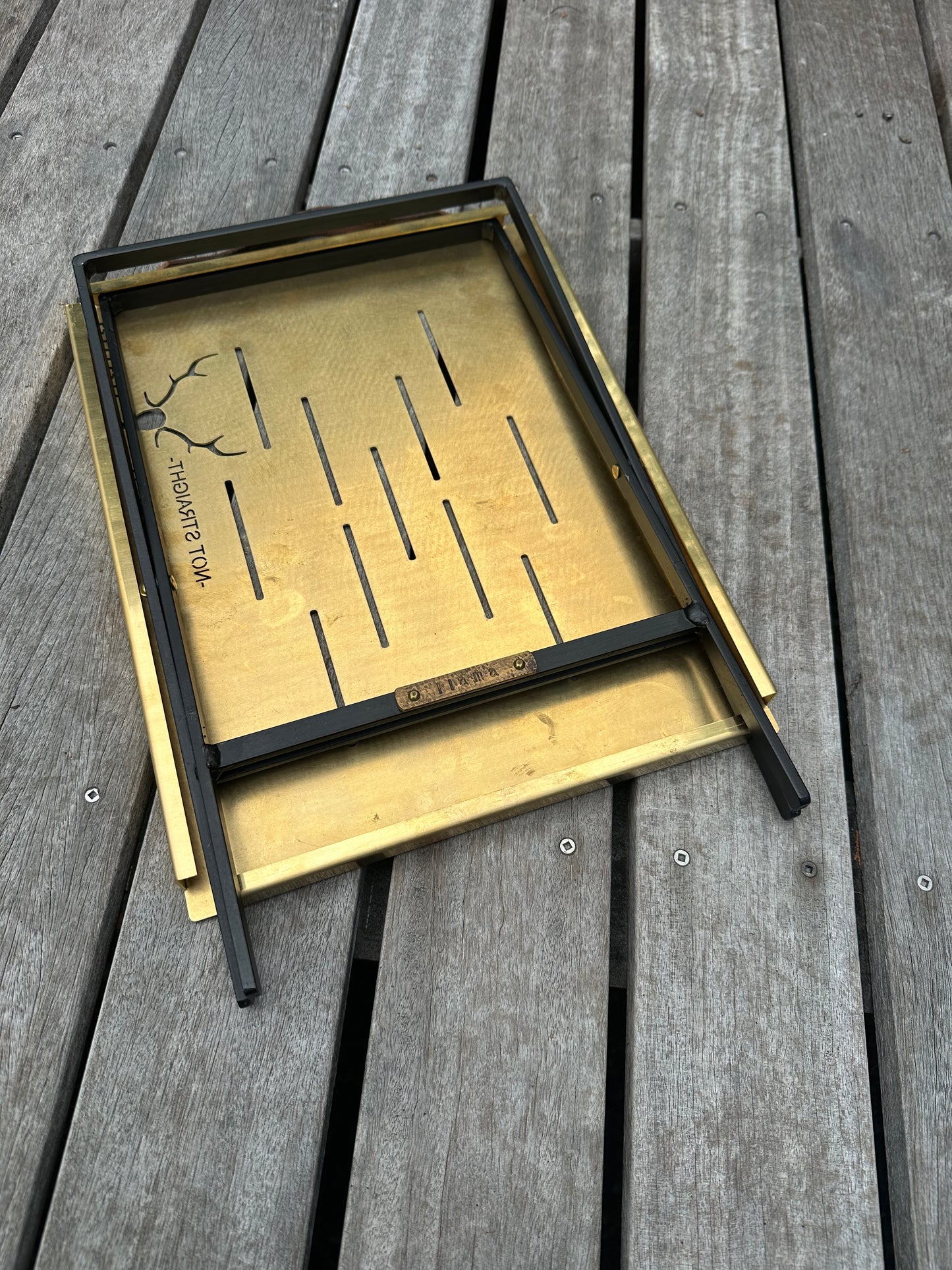 【ご予約・数量限定ダブルネーム】llama × MOTHER アウトドアテーブル “Revolution Nine”