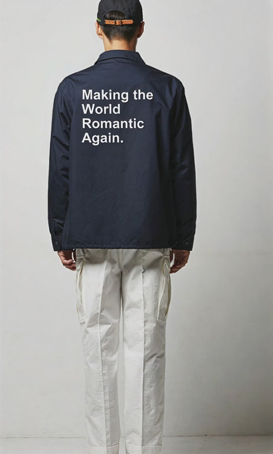 Making the World Romantic Again.Corporate philosophy Coach jackets