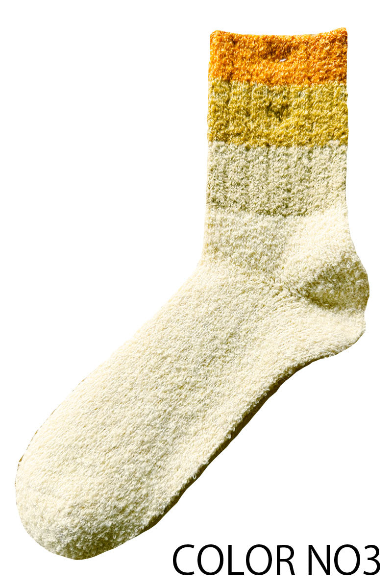 "Socks made with a hand-cranked knitting machine." 手廻し編み機靴下 MENS HSX-287