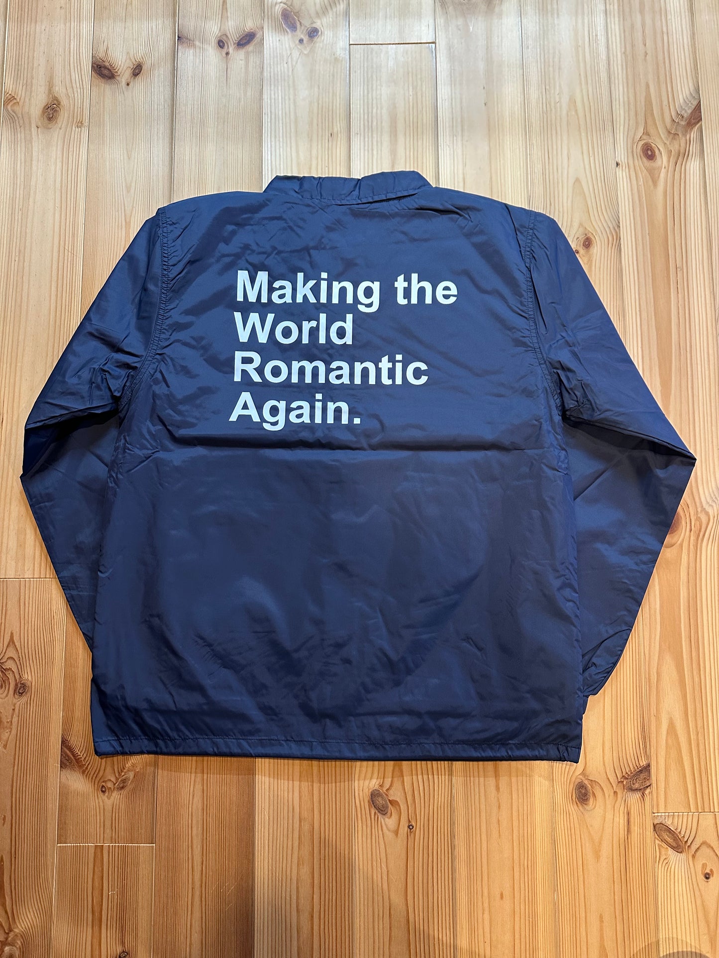 Making the World Romantic Again.Corporate philosophy Coach jackets